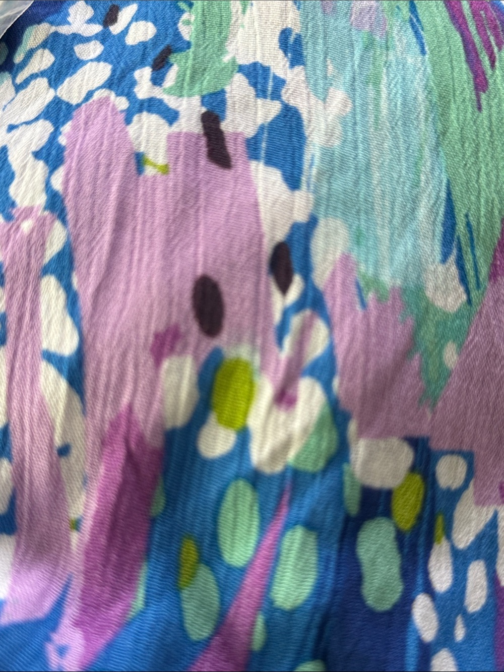 Water Lily NWT casual princess blue lightweight gauze summer beach dress size 1X - Picture 10 of 16
